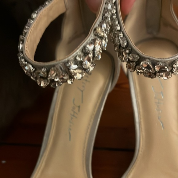 Blue By Betsey Johnson Angie Rhinestone Embellished Dress Sandals - Picture 10 of 15